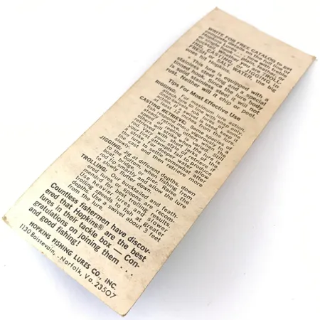 Hopkins s1, 1/2oz Hammered Nickel fishing spoon #4319