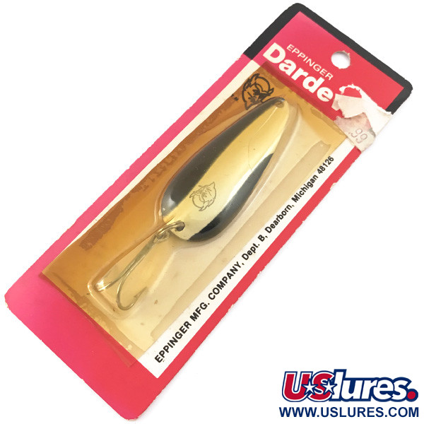  Eppinger Dardevle Imp, 2/5oz Black / White / Nickel fishing spoon #4126