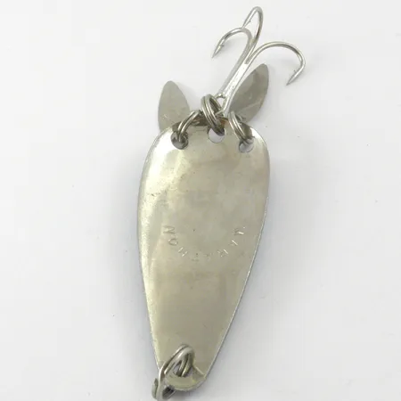 Vintage Marathon  Marathon, 2/5oz Nickel / Blue fishing spoon #4130