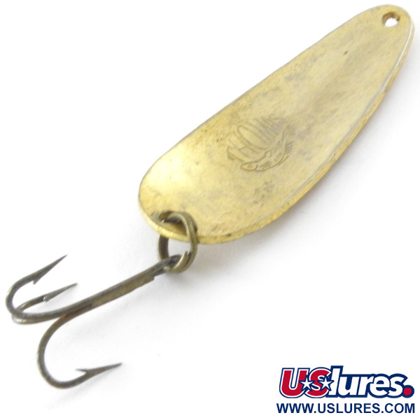 Vintage   Thomas Cyclone, 1/4oz Gold fishing spoon #4139
