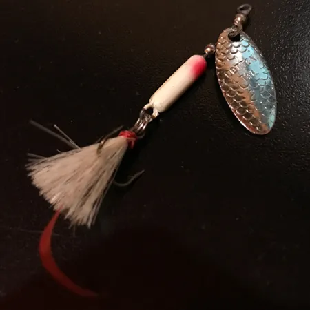 Vintage Cotton Cordell Cotton Tail 2, 1/8oz Nickel spinning lure #4140