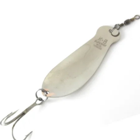 Vintage K-B Bait K-B Spoon , 1 3/4oz Nickel fishing spoon #4150