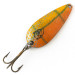 Vintage  Eppinger Dardevle Spinnie, 1/3oz Orange / Yellow / Nickel fishing spoon #4159