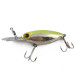 Vintage  Storm Hot'N'Tot Thin Fin, 2/5oz Silver / Fluorescent Green UV Glow in UV light, Fluorescent fishing lure #4164