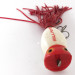 Vintage   Fred Arbogast Hula Popper, 1/4oz Red / White fishing lure #4166