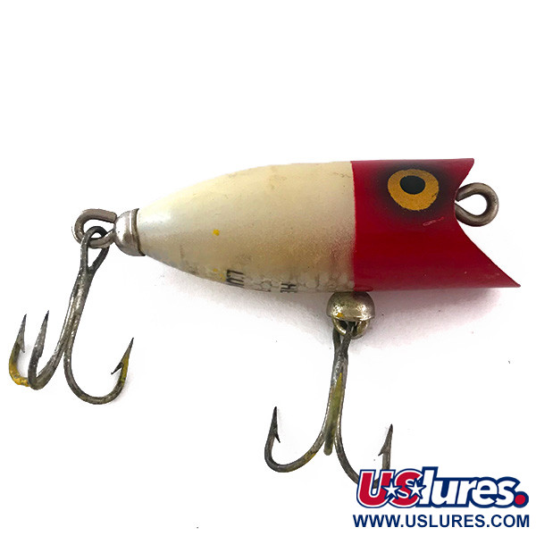 12 Vintage CRAPPIO Crappie Lures On Card 1/8 oz. Red & White TAIWAN