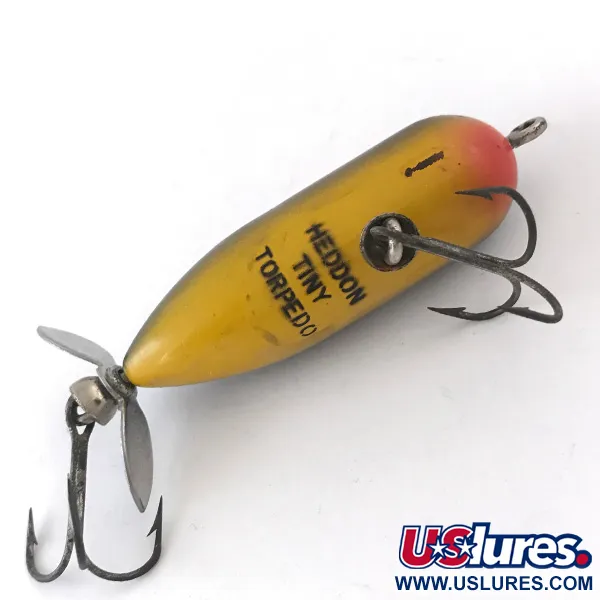 Vintage   Heddon Tiny Torpedo , 1/4oz Frog fishing lure #4168