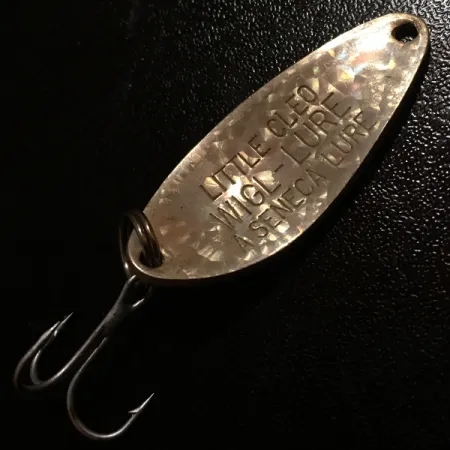 Vintage Seneca Little Cleo Crystal, 1/4oz Crystal fishing spoon #17665