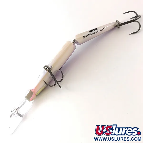 Vintage Rapala Jointed Deep Husky Jerk 12, 1/2oz Purple fishing lure #4189