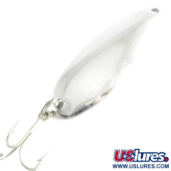 Vintage   Johnson Sprite, 1/3oz Nickel fishing spoon #4227