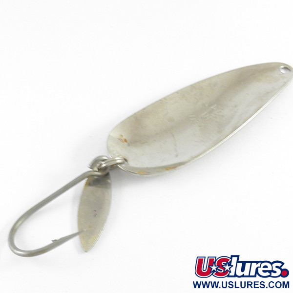 Vintage  Worth Chippewa, 3/5oz Nickel fishing spoon #4231