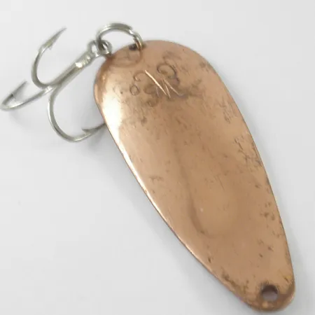 Vintage Weller GyPSY KING 0, 2/5oz Copper fishing spoon #4232