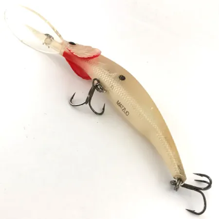 Vintage Matzuo Kinchou Minnow, 3/5oz Pearl fishing lure #4243