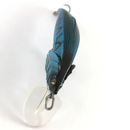 Vintage Matzuo Kinchou Minnow, 3/5oz Blue Perch fishing lure #4253