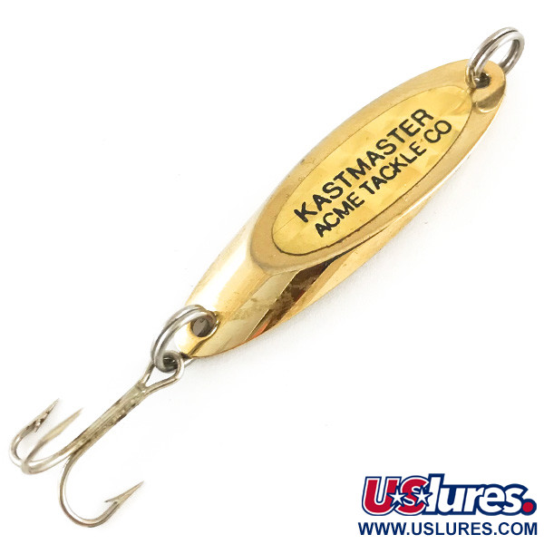 Vintage  Acme Kastmaster, 1/4oz Gold fishing spoon #4257