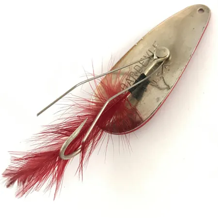 Vintage Eppinger Weedless Dardevle Imp, 2/5oz Red / White / Nickel fishing spoon #4262