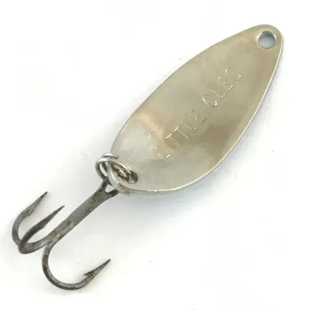 Vintage Acme Little Cleo, 3/16oz Light Blue / Nickel / Blue fishing spoon #4265