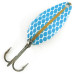 Vintage  Acme Little Cleo, 3/16oz Light Blue / Nickel / Blue fishing spoon #4265