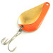 Vintage  Acme K.O. Wobbler, 1/2oz Gold / Orange fishing spoon #4268