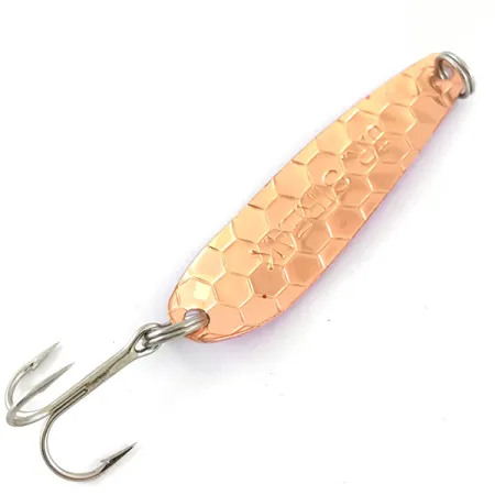 Vintage Advance tackle Stinger Scorpio , 3/16oz Copper / purple / White fishing spoon #4282