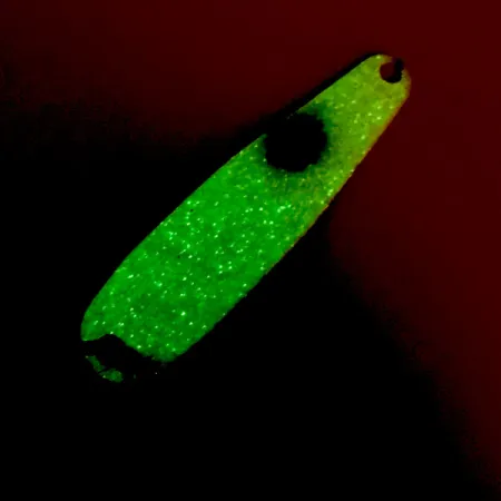 Vintage Advance tackle Stinger Scorpio Glow, 3/16oz White / Black / Yellow fishing spoon #4283