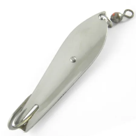 Vintage Captain Action Weedless Capt Action 2, 3/16oz Nickel fishing spoon #4292