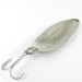 Vintage  Luhr Jensen Little Jewel, 3/4oz Nickel / Blue / Pink fishing spoon #4295