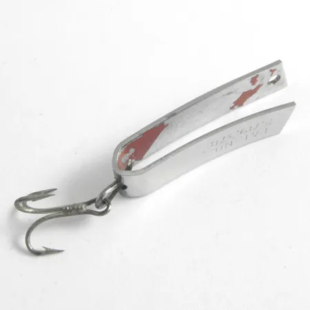 Vintage South Bend  Super-Duper 501, 3/32oz Nickel fishing spoon #4297