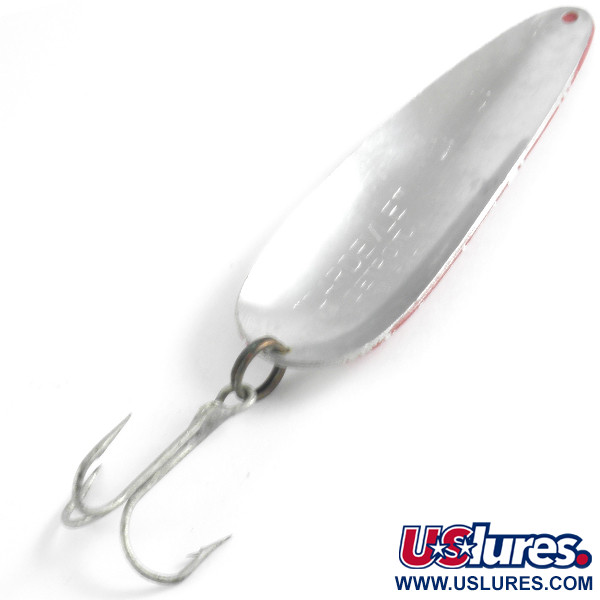 Vintage  Eppinger Dardevle, 1oz Red / White / Silver fishing spoon #4301