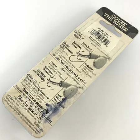 Blue Fox Super Vibrax 6, 2/3oz Silver spinning lure #4325