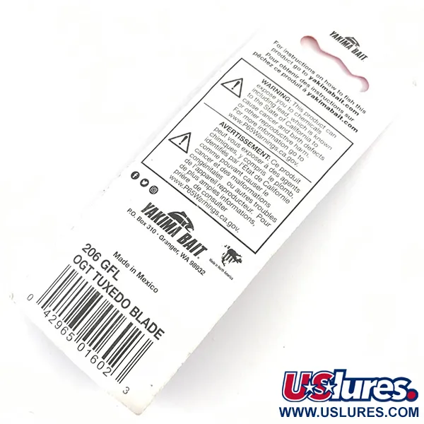  Yakima Bait Worden’s Original Rooster Tail, 1/16oz Gold / Orange spinning lure #4331