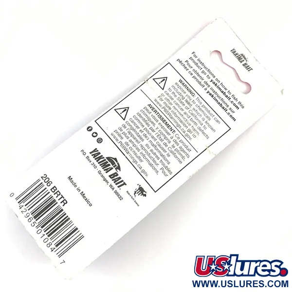  Yakima Bait Worden’s Original Rooster Tail, 1/16oz Gold / Brown spinning lure #4426