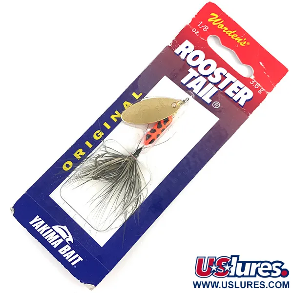  Yakima Bait Worden’s Original Rooster Tail, 1/8oz  spinning lure #16096