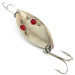 Vintage  Hofschneider Red Eye Wiggler, 1oz Nickel / Red fishing spoon #4338