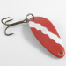 Vintage  Seneca Little Cleo, 1/4oz Red / White / Gold fishing spoon #4340