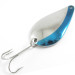 Vintage  Acme K.O. Wobbler, 3/4oz Nickel / Blue fishing spoon #4343