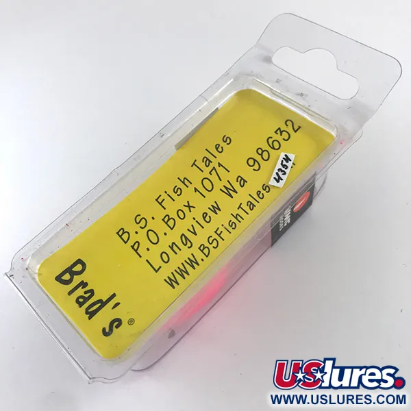  Brad’s Killer Wee Wiggler, 1/4oz Pink fishing lure #4354