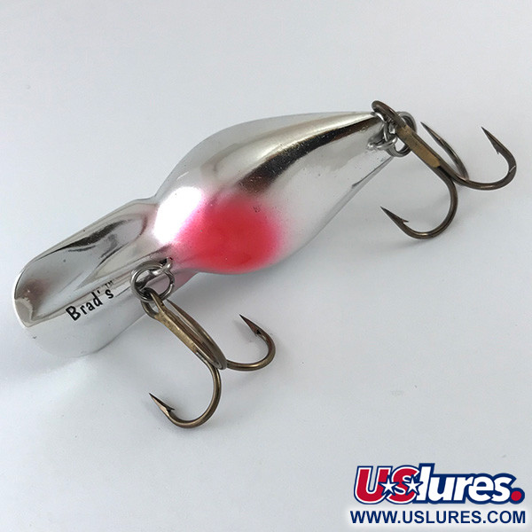 Brad's Killer Wee Wiggler, 1/4oz Silver fishing lure #4401