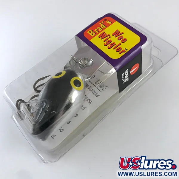  Brad’s Killer Wee Wiggler, 1/4oz Silver fishing lure #4355