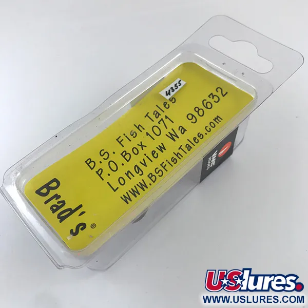  Brad’s Killer Wee Wiggler, 1/4oz Silver fishing lure #4355