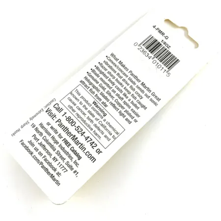 Panther Martin 4, 1/8oz Gold spinning lure #15720