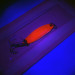  Acme Kastmaster UV, 1/8oz Orange UV Glow in UV light, Fluorescent fishing spoon #4361