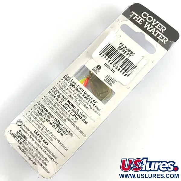 Blue Fox Super Vibrax 2 UV, 3/16oz spinning lure #4366