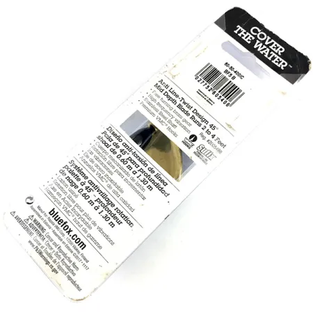 Blue Fox Super Vibrax 5, 1/2oz Black spinning lure #4369