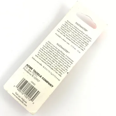 Acme Kastmaster, 1/4oz Nickel / Green fishing spoon #4388