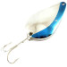 Vintage  Acme K.O. Wobbler, 3/4oz Nickel / Blue fishing spoon #4394