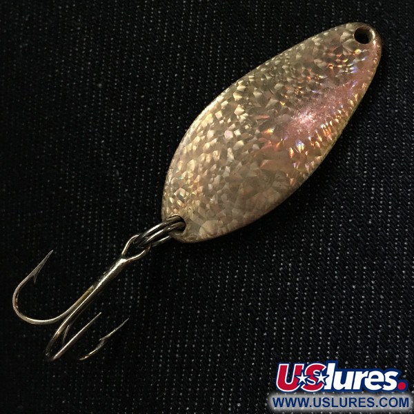 Vintage  Seneca Little Cleo Crystal, 1/4oz Crystal (Golden Scale)  fishing spoon #4399