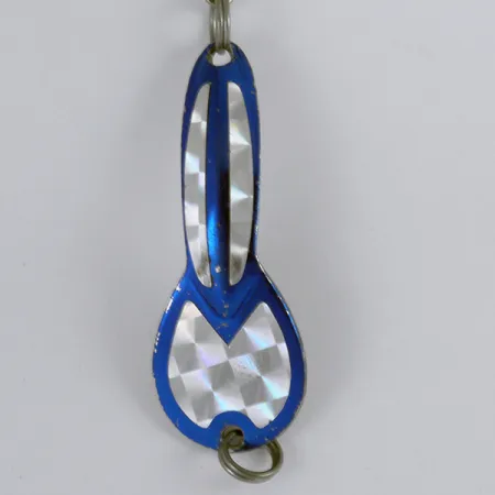 Vintage Glen Evans Loco 2, 1/4oz Blue / Hologram fishing spoon #4400