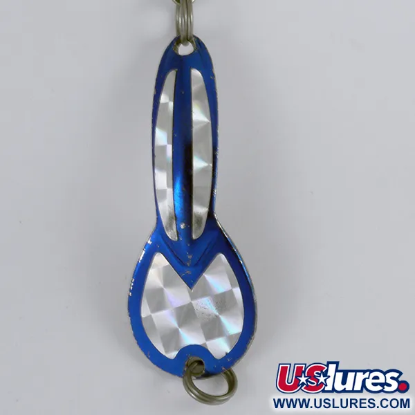 Vintage Glen Evans Loco 2, 1/4oz Blue / Hologram fishing spoon #4400