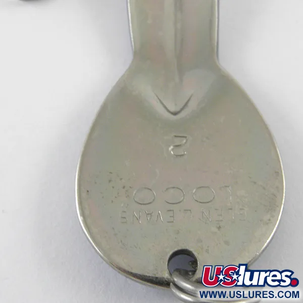 Vintage Glen Evans Loco 2, 1/4oz Blue / Hologram fishing spoon #4400